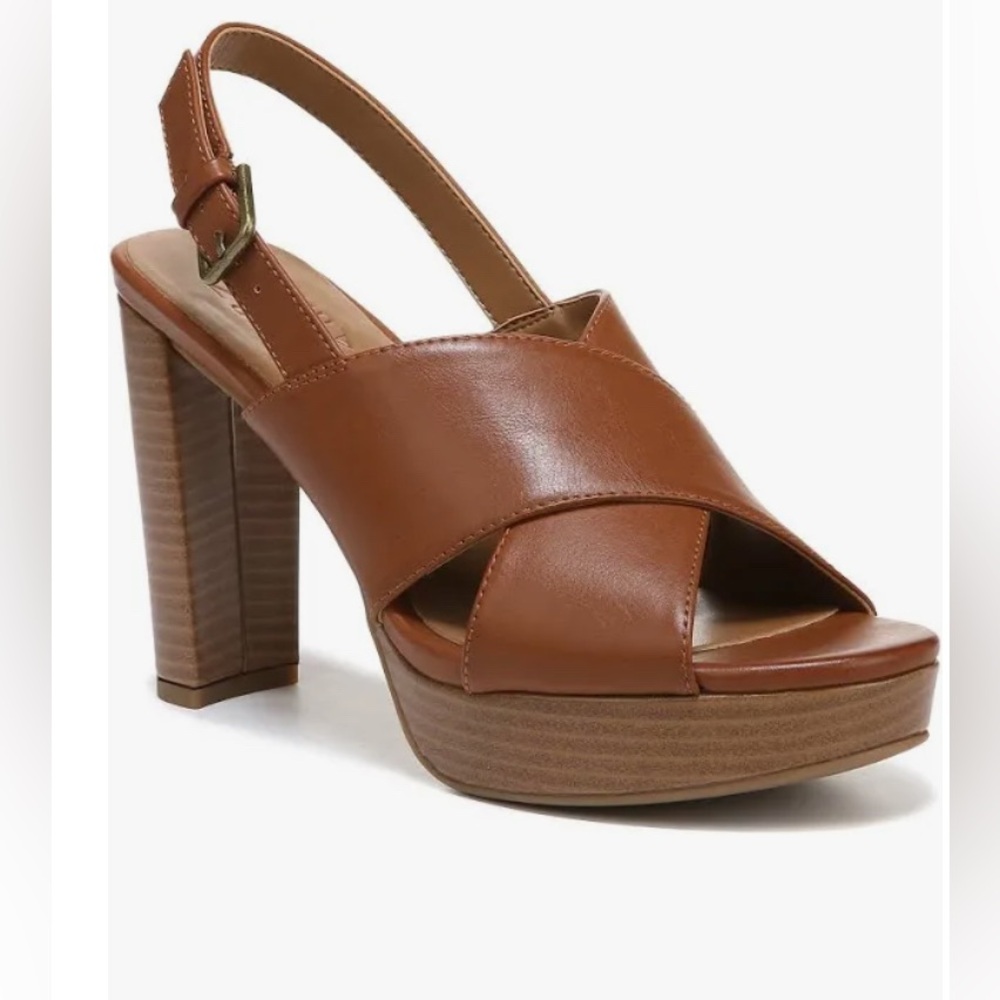 Naturalizer Women's Nylah Slingback: Size 9 1/2. English Toffee: NIB